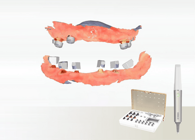 Aoralscan Elite con kit de scanbodies codificados para All-on-X