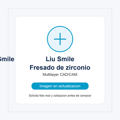 Fresado de zirconio — imagen en actualización Liu Smile