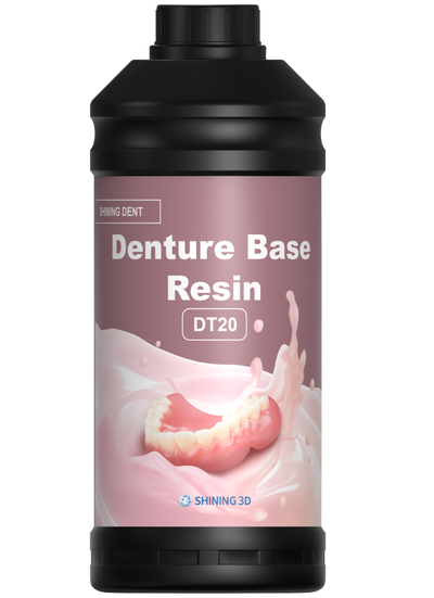 SHINING 3D DT20 — Resina para base de prótesis 1 kg