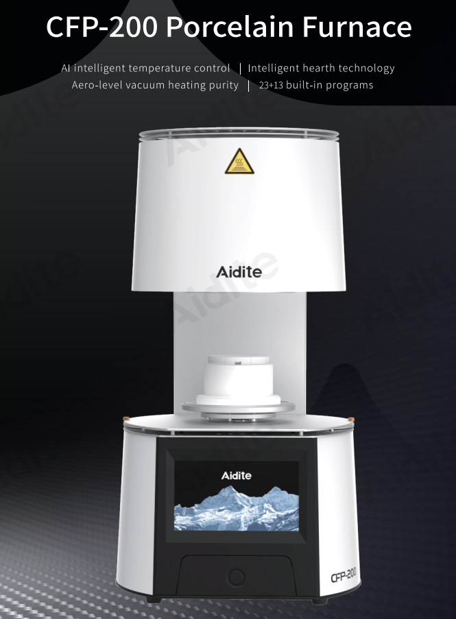Horno de Porcelana Aidite CFP-200 Control Inteligente AI