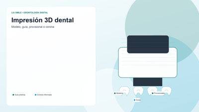 Impresión 3D dental: modelo, guía, provisional o corona, ¿qué aplicación elegir?