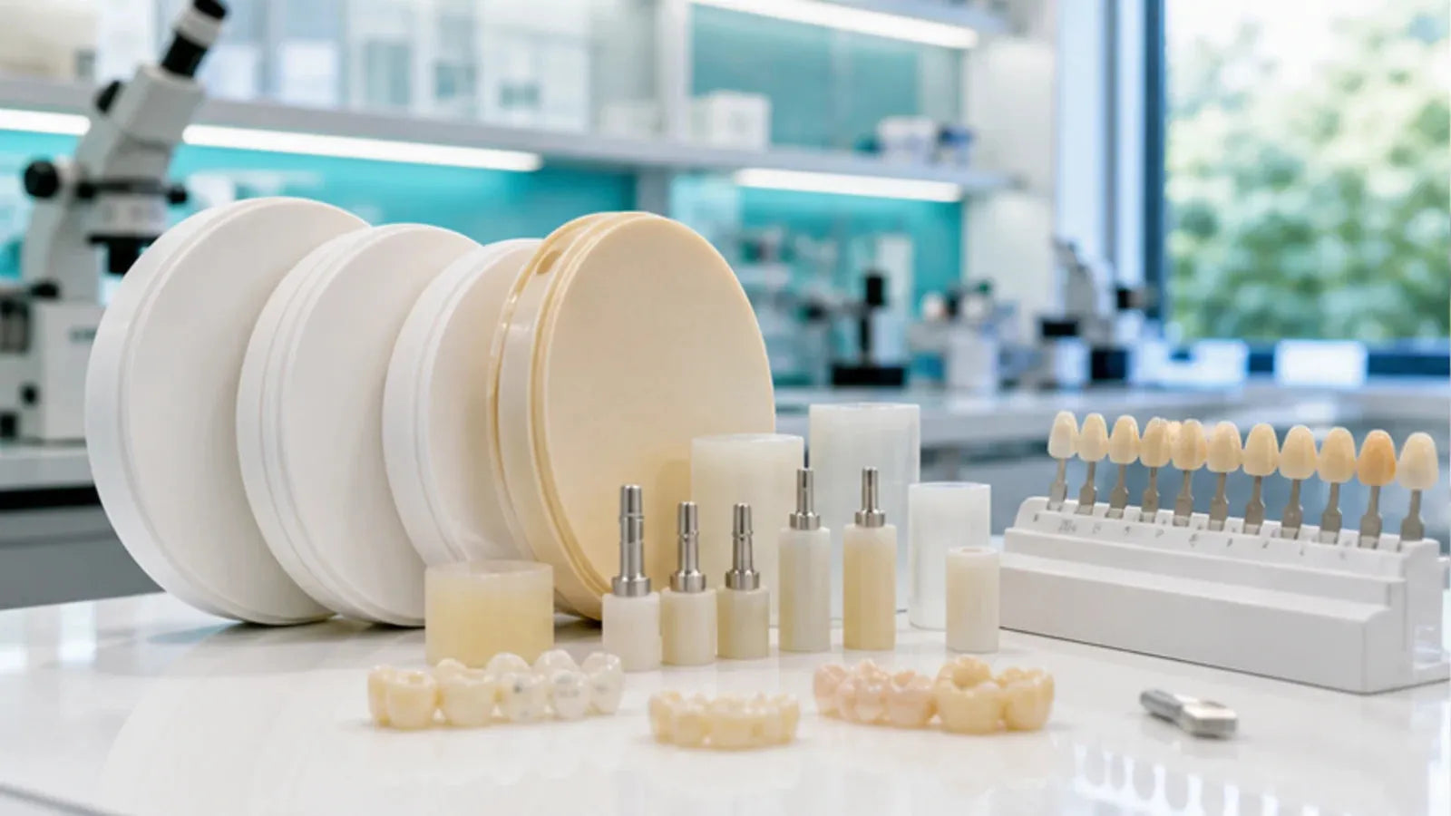 Discos de zirconia multicapa y materiales cerámicos para CAD/CAM dental
