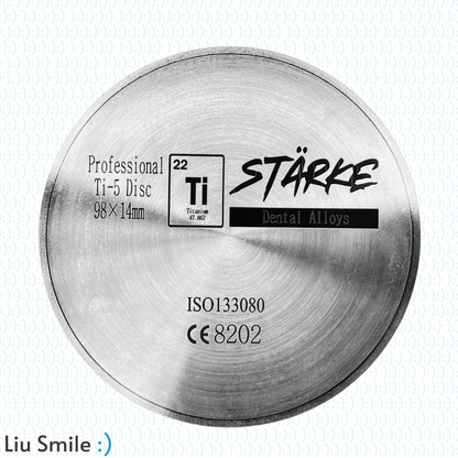 Stärke Titanium Milling Discs Ti4 / Ti5