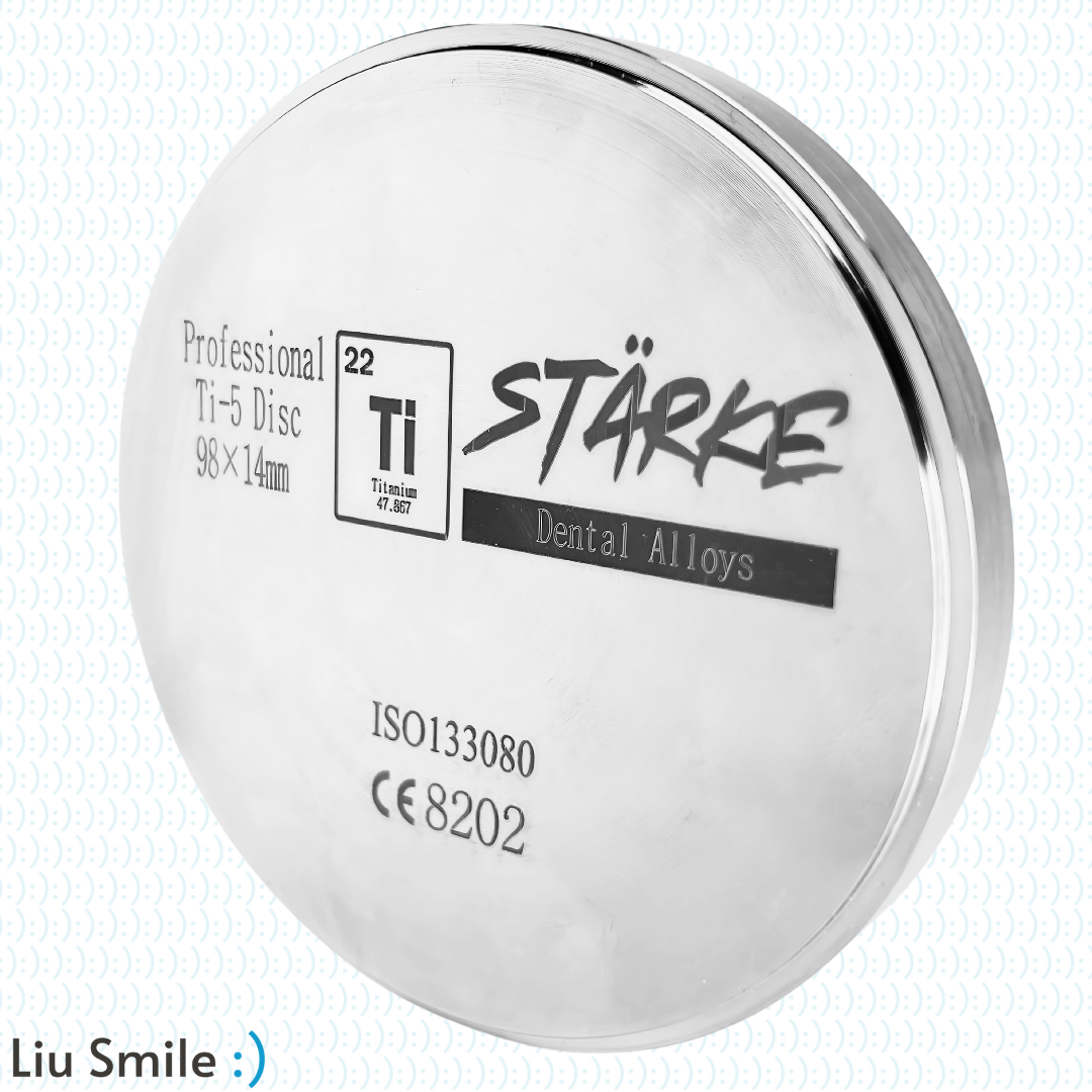 Stärke Titanium Milling Discs Ti4 / Ti5
