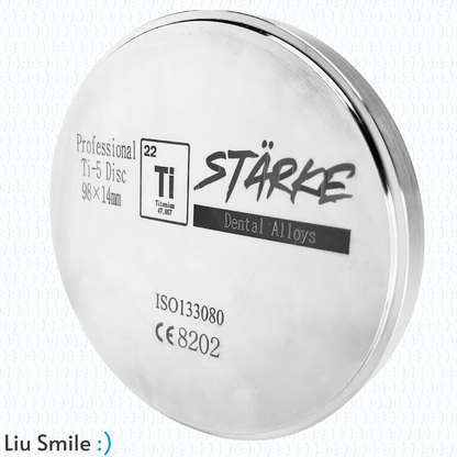 Stärke Titanium Milling Discs Ti4 / Ti5