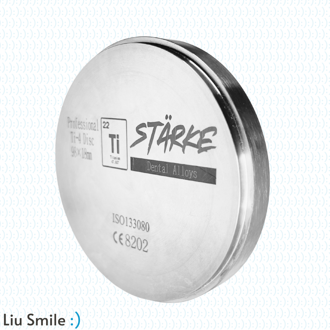 Stärke Titanium Milling Discs Ti4 / Ti5