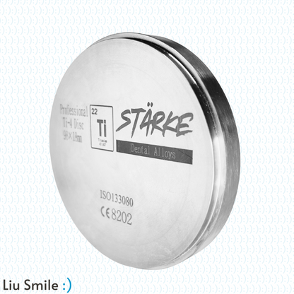 Stärke Titanium Milling Discs Ti4 / Ti5