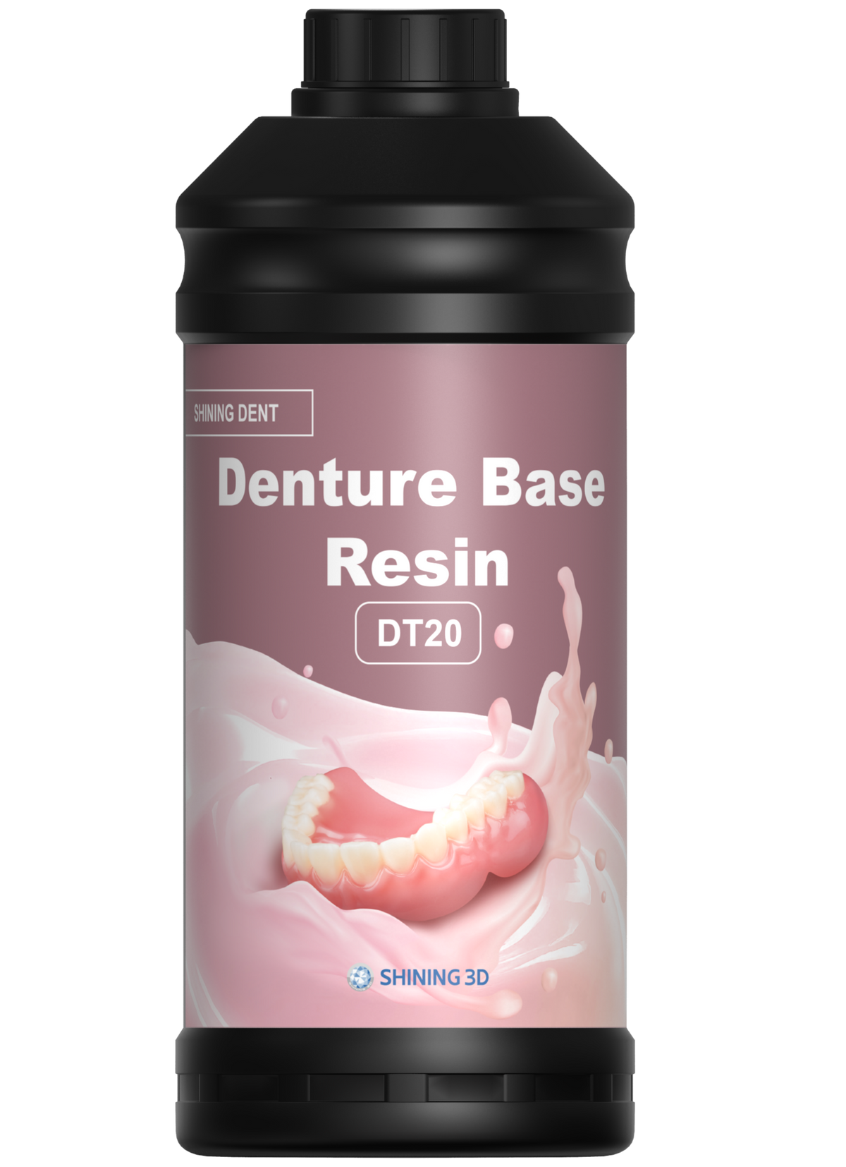 SHINING 3D DT20 — Resina para base de prótesis 1 kg