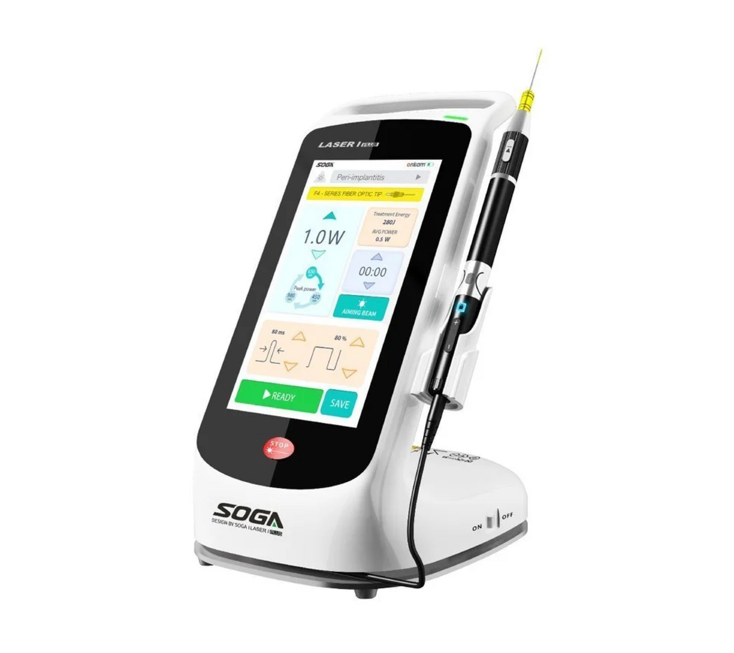 SOGA iLaser I Plus – Láser Dental Diodo Triple Longitud de Onda (450nm / 650nm / 980nm)