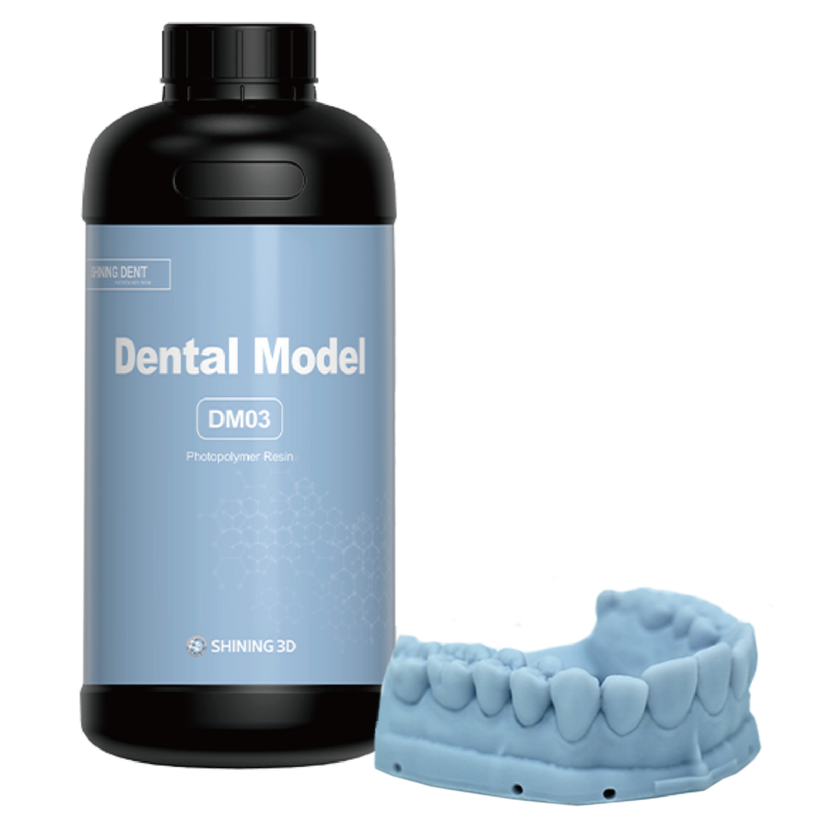 SHINING 3D DM03 — Resina para modelos dentales gris 1 kg