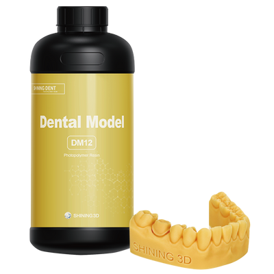 SHINING 3D DM12 — Resina para modelos dentales amarilla 1 kg
