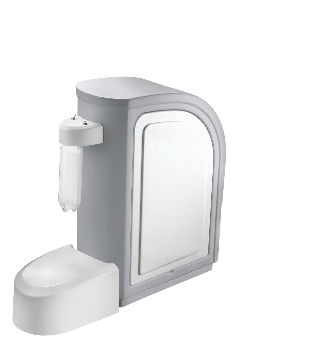 DETES TOP300 Folding Plus: módulo lateral de suelo y botella externa graduada de agua de 1,2 litros