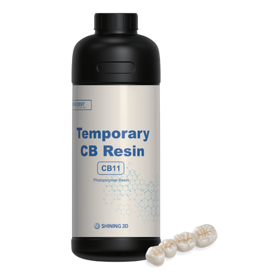 SHINING 3D CB11 — Resina provisional para coronas y puentes 0.5 kg