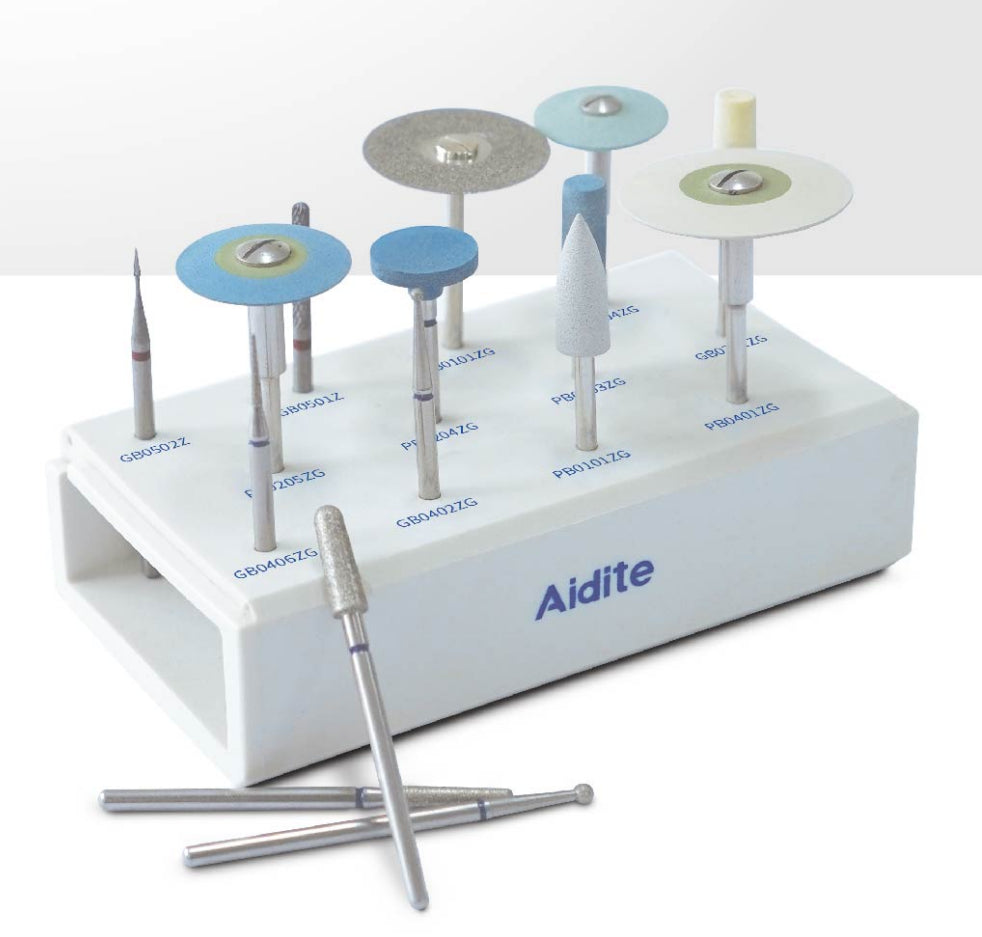 Aidite - Kit de Fresa para Zirconio y Disilicato