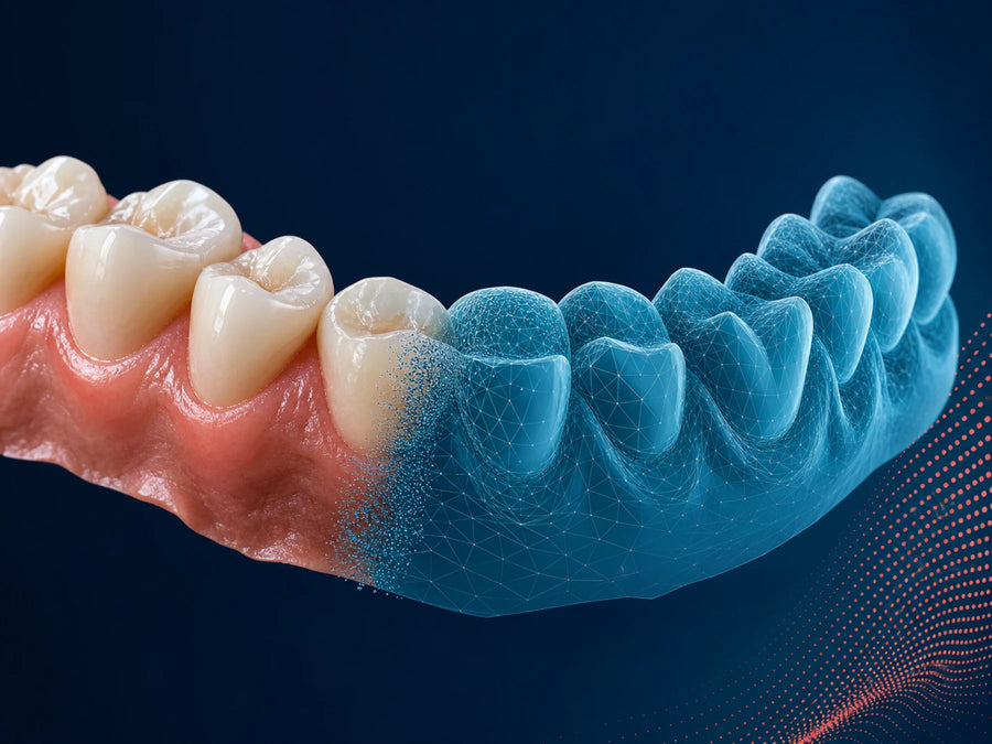 Flujo de escaneo intraoral digital